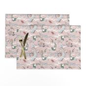 Oceana Mermaids (SMALL) pink