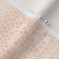 Bee Mosaic Honeycomb Soft Peach // standard