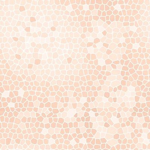 Bee Mosaic Honeycomb Soft Peach // standard