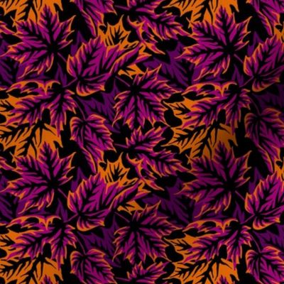 Leaves - Purple/orange