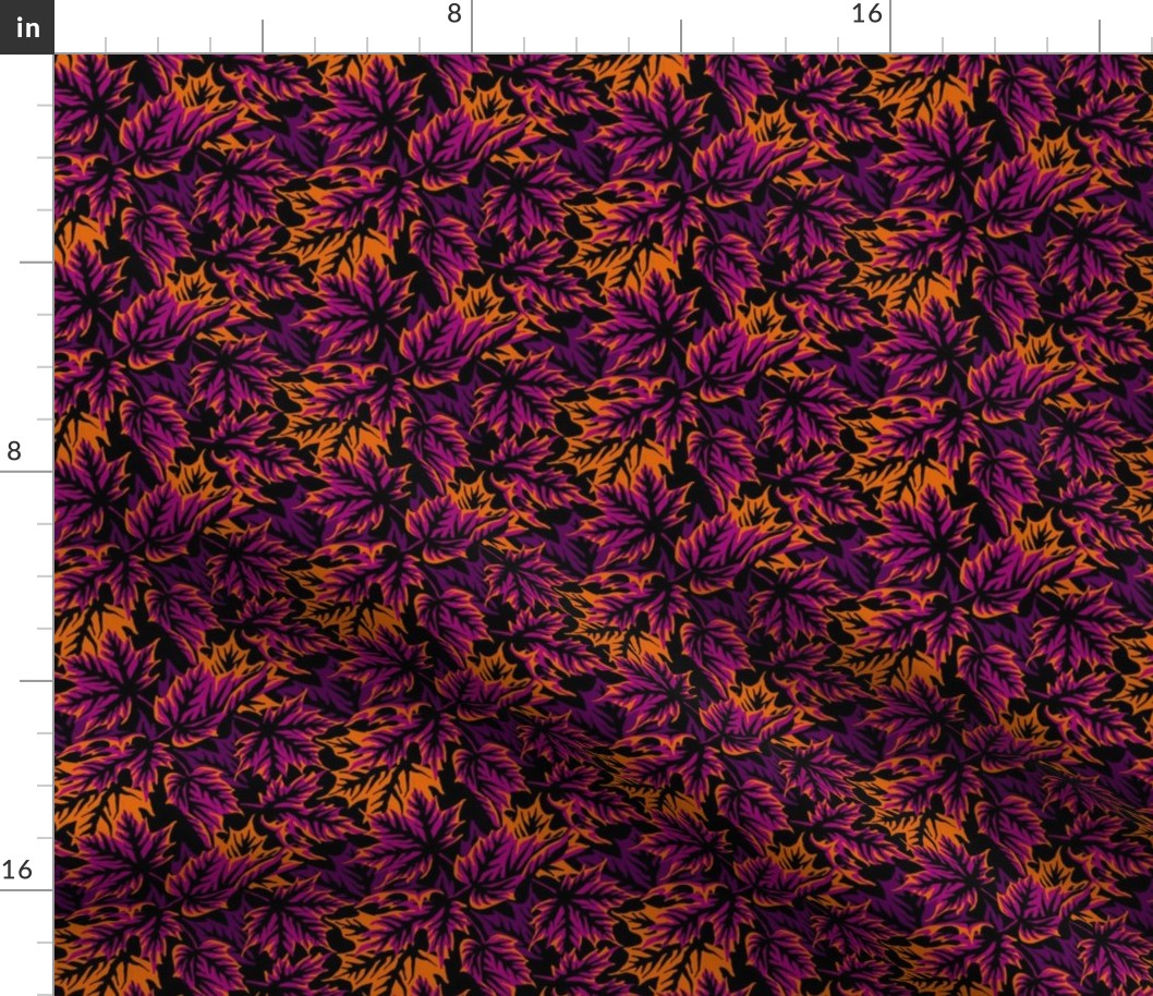 Leaves - Purple/orange