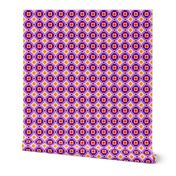 Purple and Orange Diamonds and Squares by Cheerful Madness!!