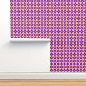 Purple and Orange Diamonds and Squares by Cheerful Madness!!