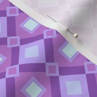 Lavender Diamonds and Squares by Cheerful Madness!!