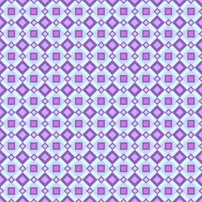 Lilac Diamonds and Squares by Cheerful Madness!!