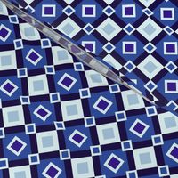 Lapis Lazuli Diamonds and Squares by Cheerful Madness!!