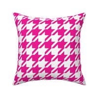 Houndstooth Hot Pink_Miss Chiff Designs 