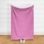 Houndstooth Hot Pink_Miss Chiff Designs 