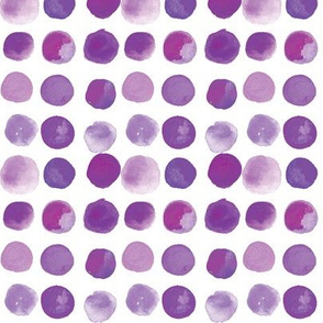 Purple Watercolor Watercolour Dot Dots