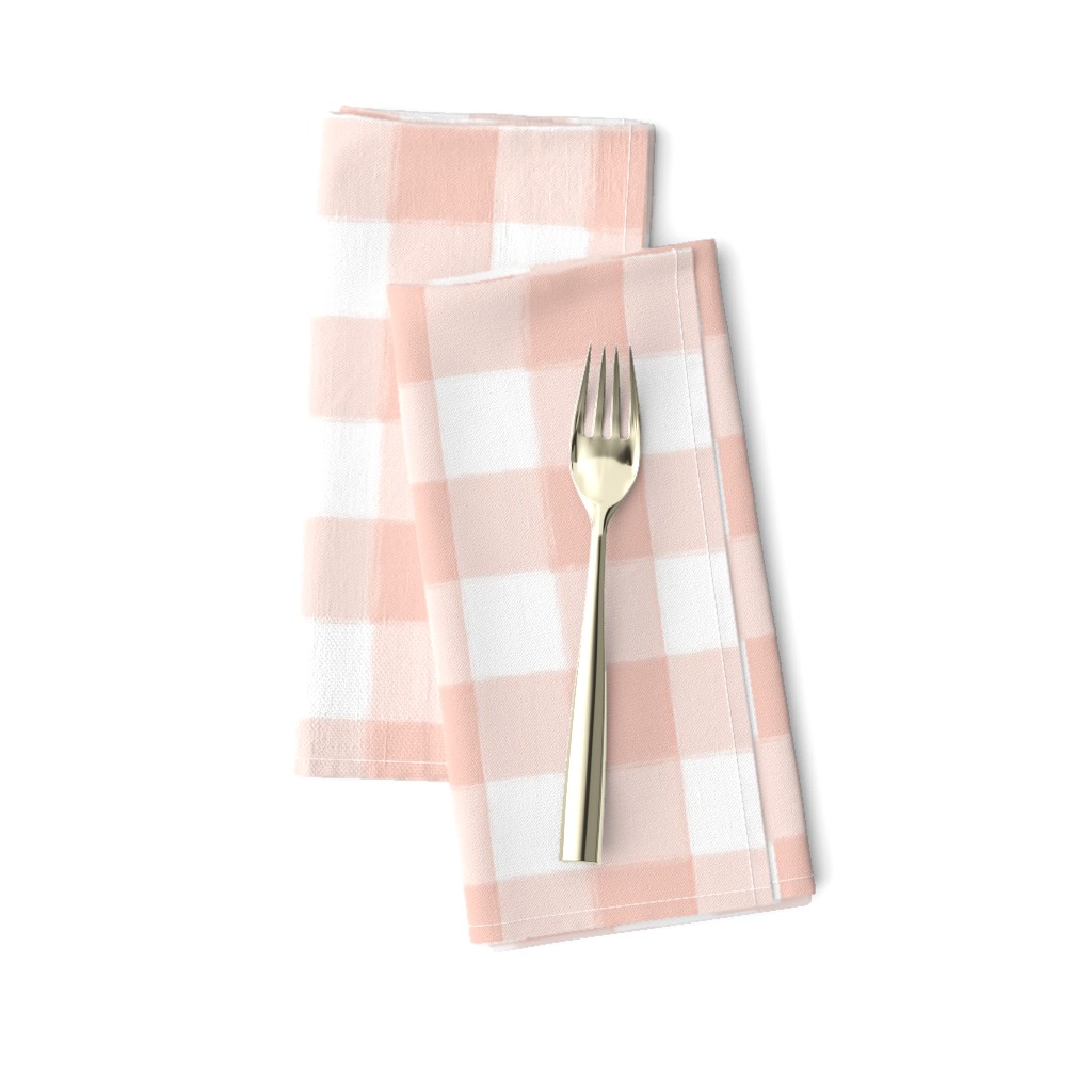 Small Blush Pink Buffalo Check Gingham