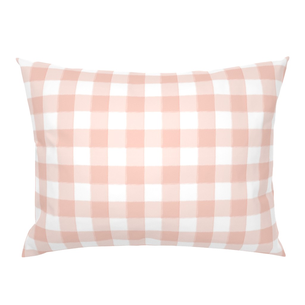 Small Blush Pink Buffalo Check Gingham