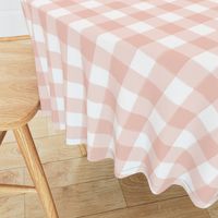 Small Blush Pink Buffalo Check Gingham