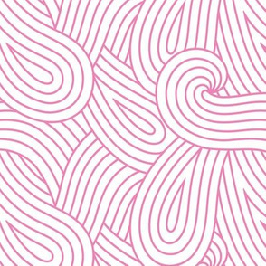 Pink Summer Swirl Loops