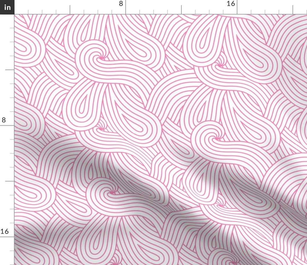 Pink Summer Swirl Loops