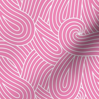 Pink Wave Swirl Loops