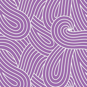 Purple Wave Swirl Loops