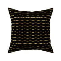 Gold and black wavy pattern