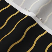 Gold and black wavy pattern