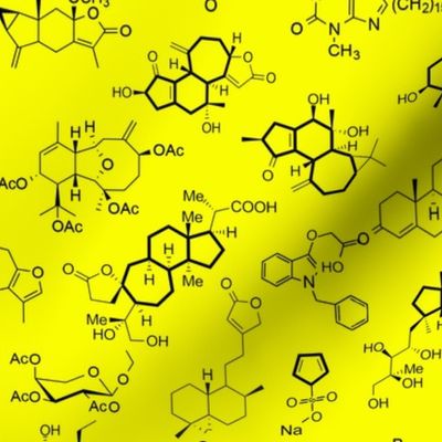 Molecules - Yellow - Small