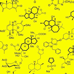 Molecules - Yellow - Small
