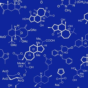 Molecules - Blue - Small