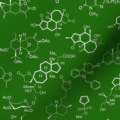 Molecules - Green - Small