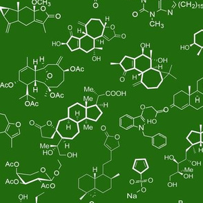 Molecules - Green - Small