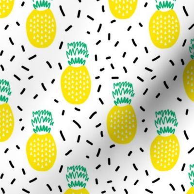 pineapple fruit summer  minimal kids design