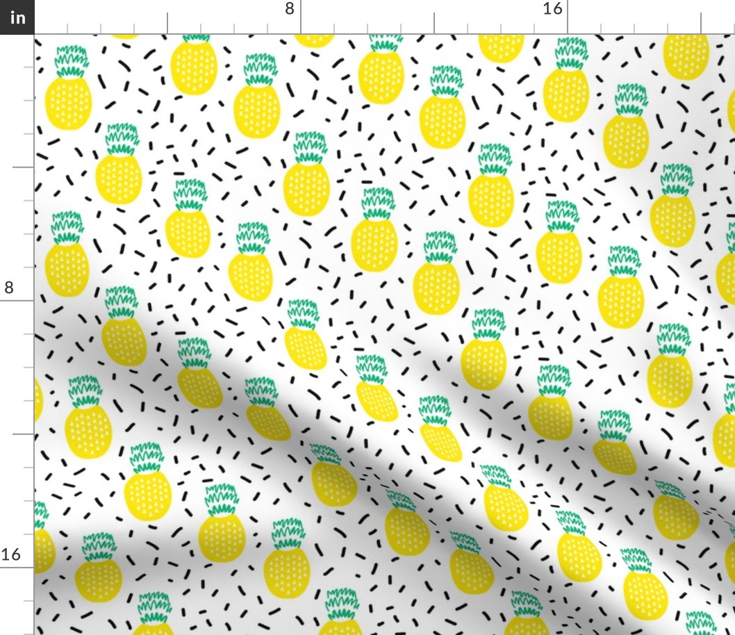 pineapple fruit summer  minimal kids design