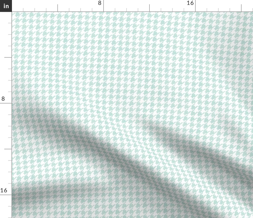 Houndstooth - Backyard Soft Blue