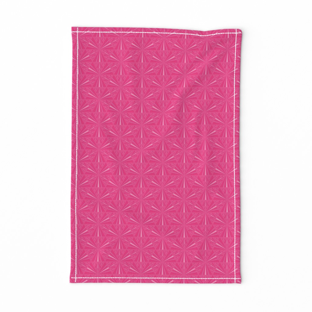 Hot Pink Sierpinski Triangles Fractal