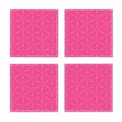 Hot Pink Sierpinski Triangles Fractal