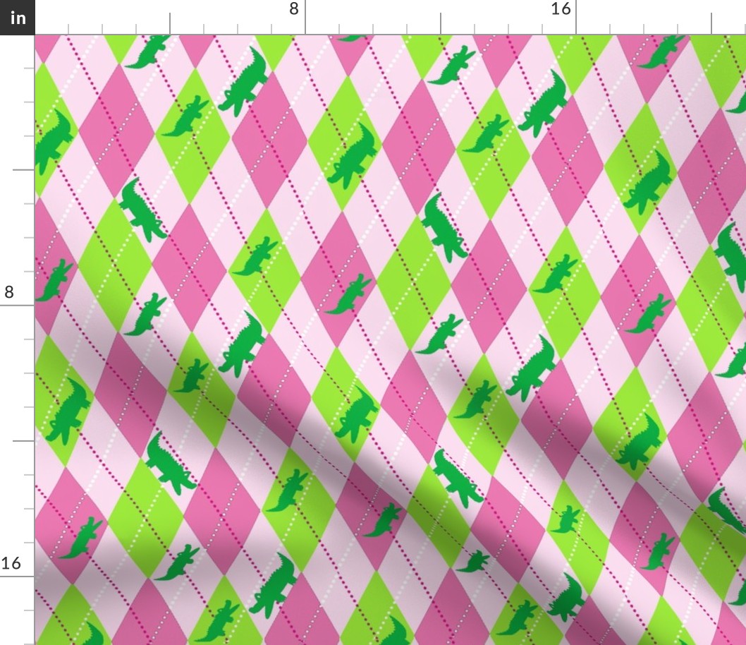 Argyle Alli Pink