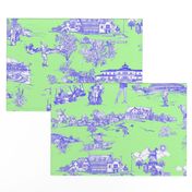 Hamptons Golf Toile - Green