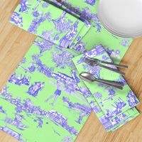 Hamptons Golf Toile - Green