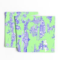 Hamptons Golf Toile - Green