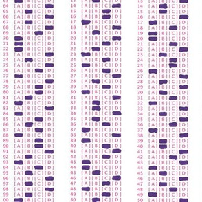 answers from the pre-med student (pink)