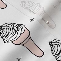 Super sweet refreshing ice cream cone summer geometric scandinavian style kids gender neutral design 