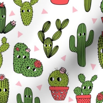 cactus // happy cactus cute funny summer succulent cacti plants