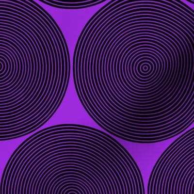 vinyl records on purple