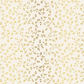 Floral golden pattern