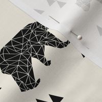 geo bear // squares 4.5" square designs