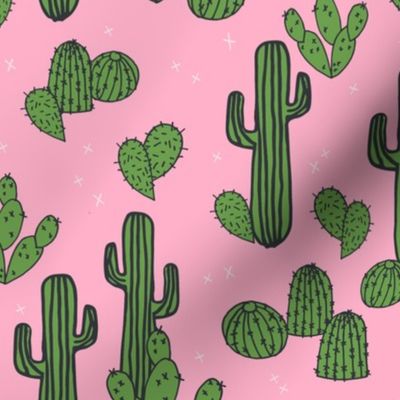 cactus // pink cactus cute cactus plants desert southwest cacti