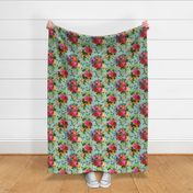 12" Floral Pop Large - Green