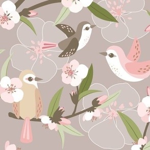 Blossom and birds