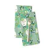 16-16AQ Kabuki Garden Green_Miss Chiff Designs