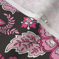 Floral Brocade Garden  in Pink 