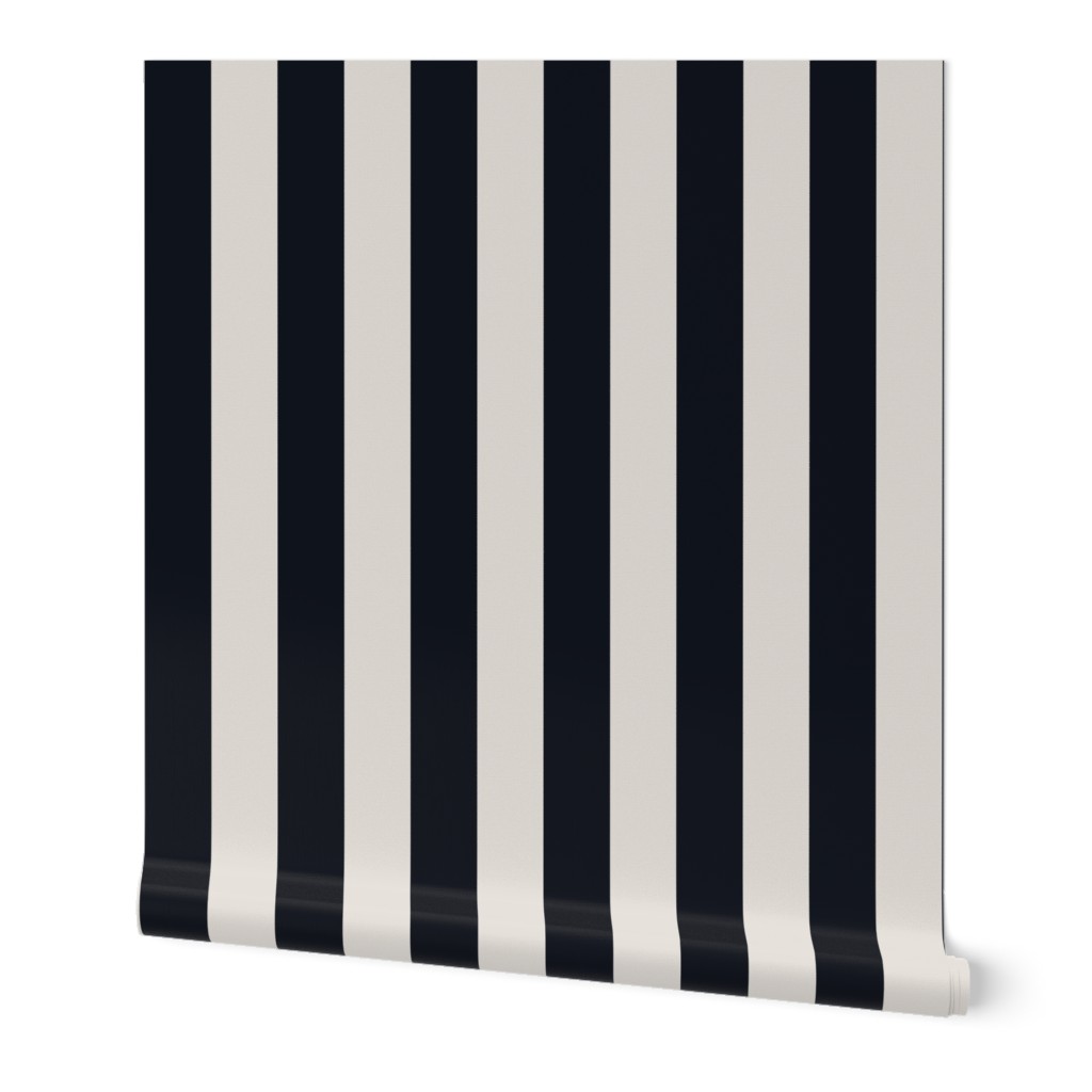 Stripes Black & Cream