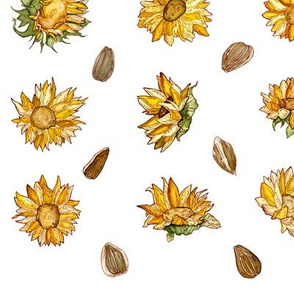 Sunflowers (Large Pattern)