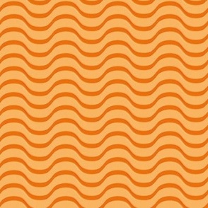 Waves of Koi Orange - Small